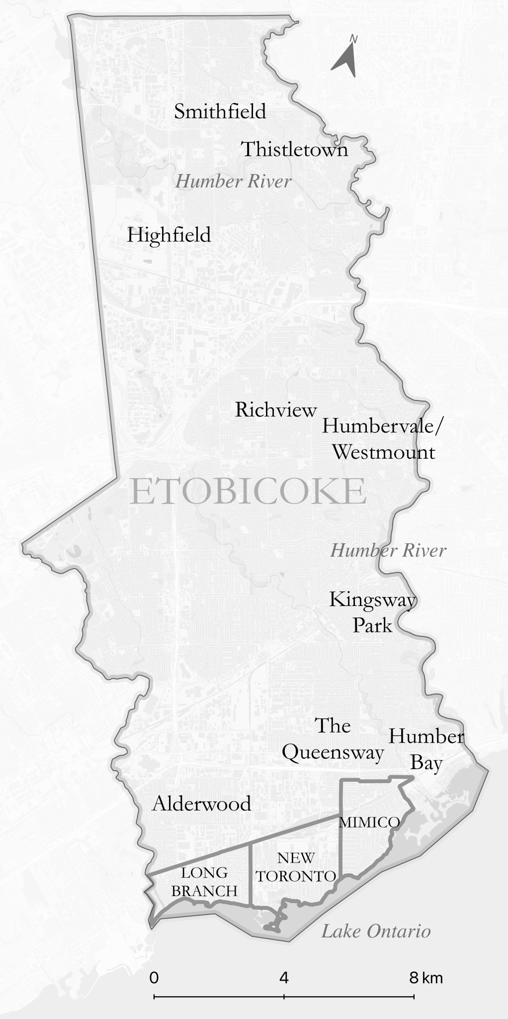 Etobicoke Map